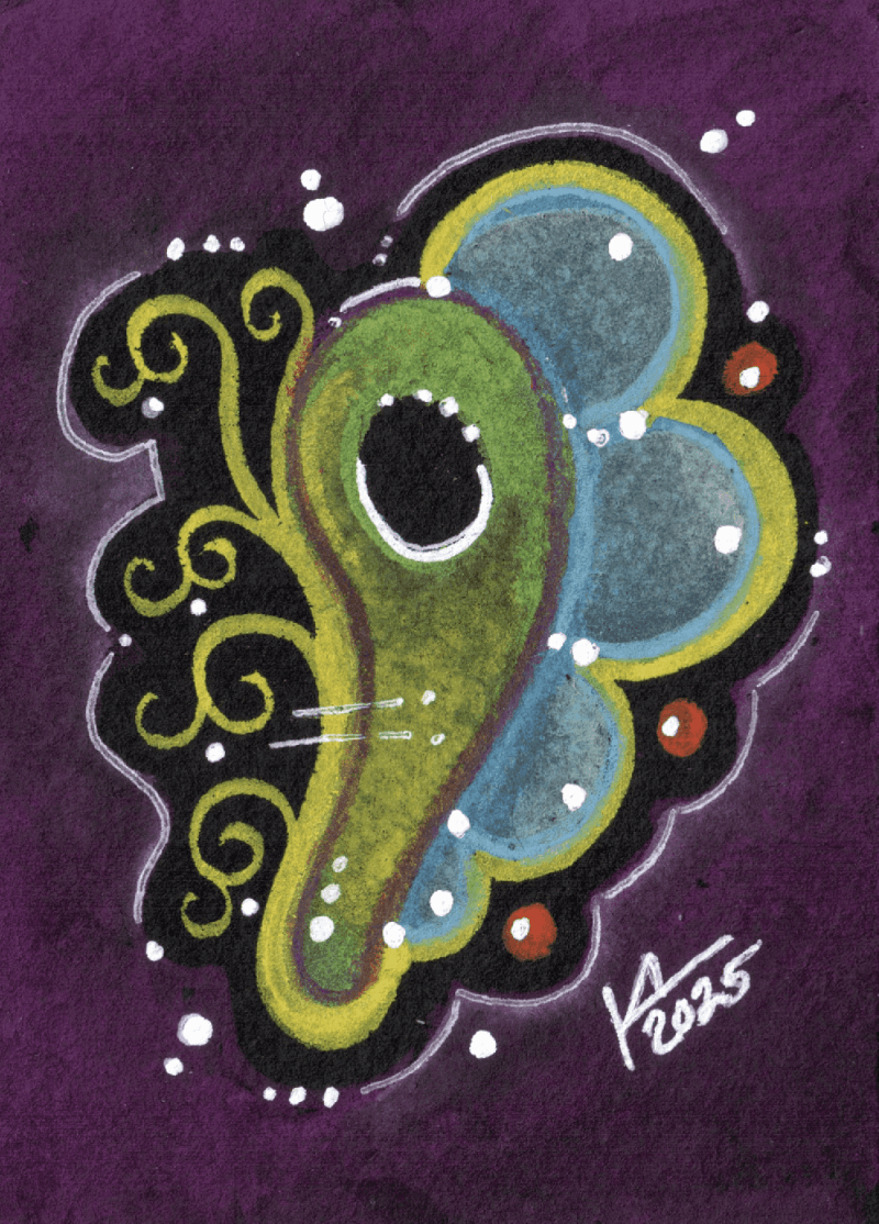 Passion ACEO painting